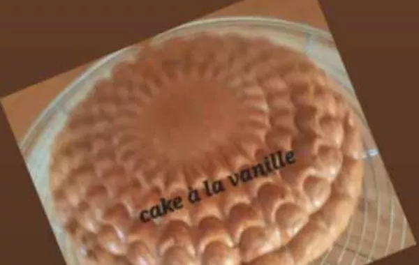 Gâteau à la vanille