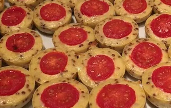 Bouchées tomates-cerises et moutarde