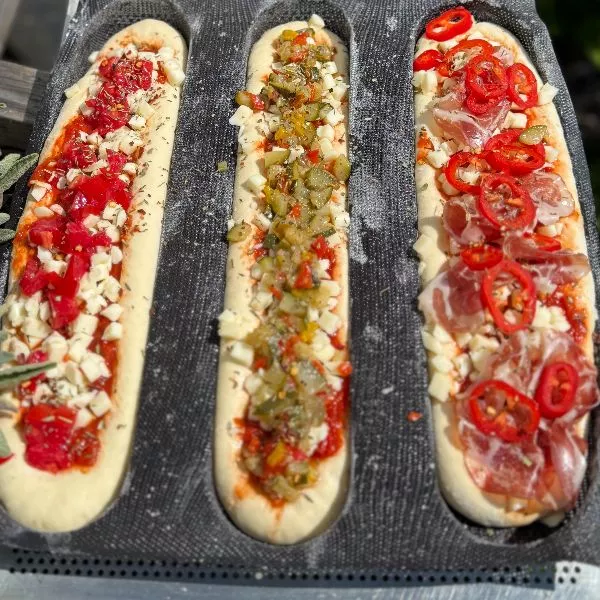 Le trio de pizza 