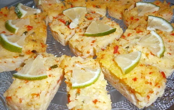 Bouchées surimi, citron vert