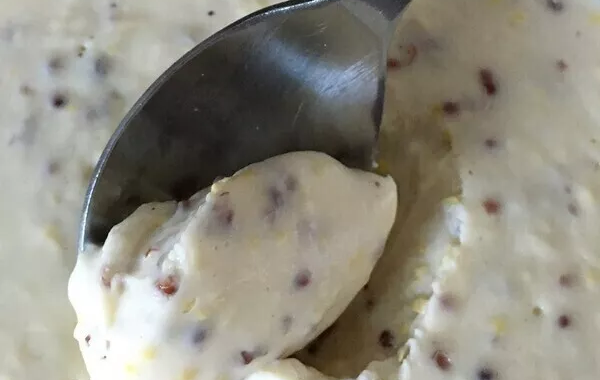 Béchamel moutardée