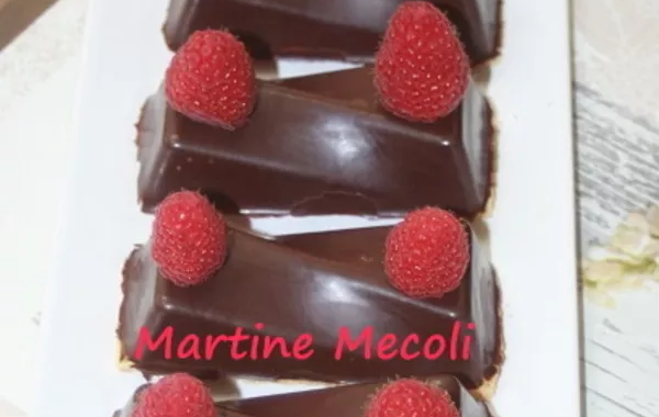 Barres torsadées meringuées à la framboise sans cook'in