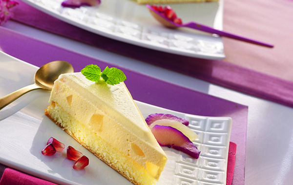 Bavarois aux poires