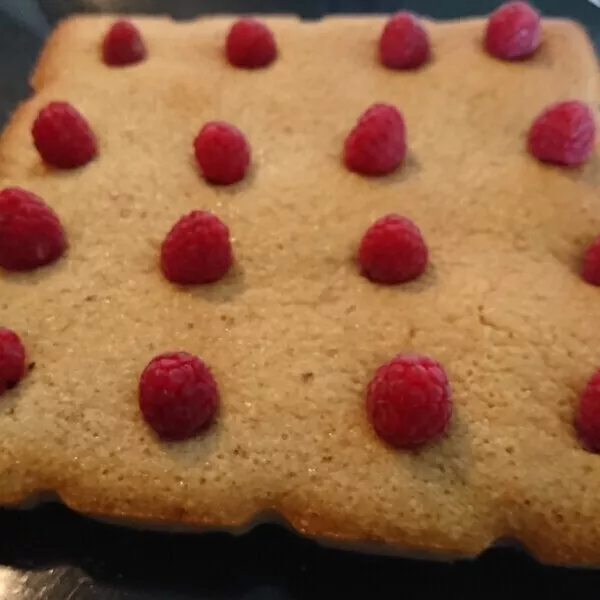Financier Géant à la framboise 