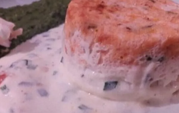 Mousseline saumon sauce champagne