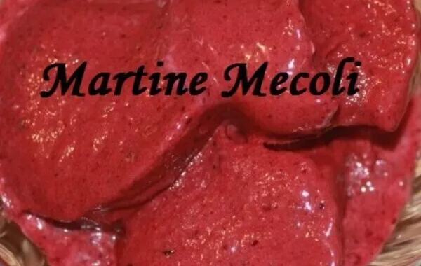 Yaourt glacé aux fruits rouges