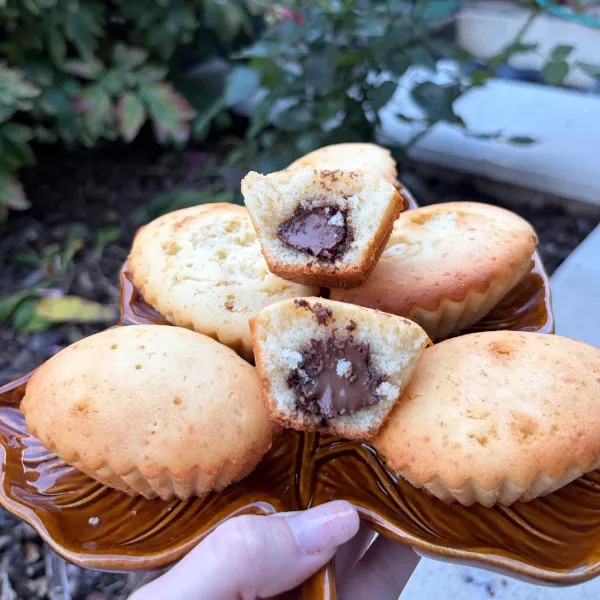 Moelleux cannelés coeur nutella
