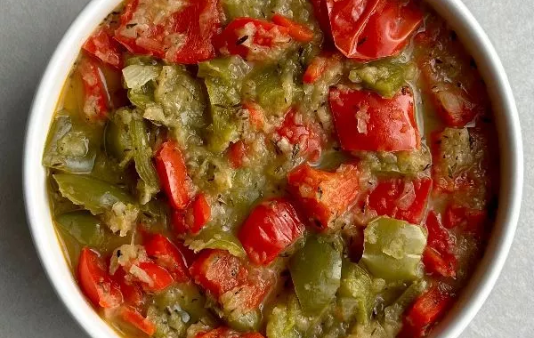 Poivrons confits façon méditerranéenne
