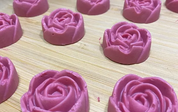 Mini-Roses framboises-chocolat blanc