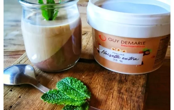 Crème duo chocolat praliné