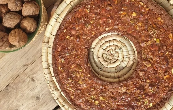 Couronne sablée au chocolat et fruits secs