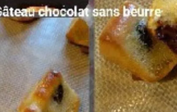 Gâteau fondant banane chocolat sans beurre