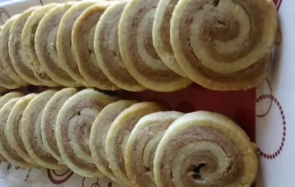 Sablés Escargots au Chocolat et à la Vanille