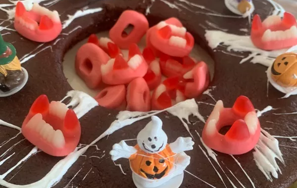 La tarte couronne d’halloween