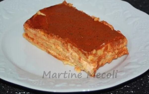 Gratin de polenta à la ricotta et à la tomate
