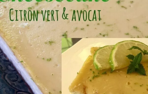 CHEESECAKE CITRON VERT & AVOCAT