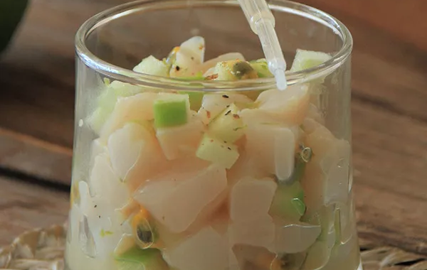 Tartare de Saint Jacques exotique