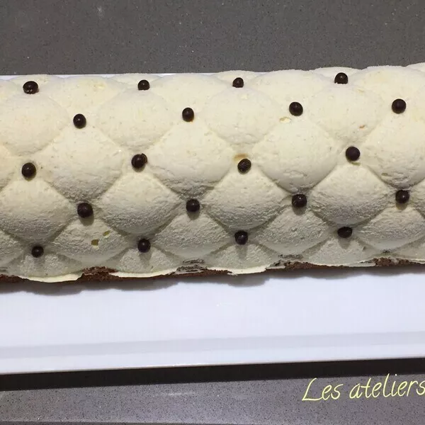 Bûche poire-chocolat