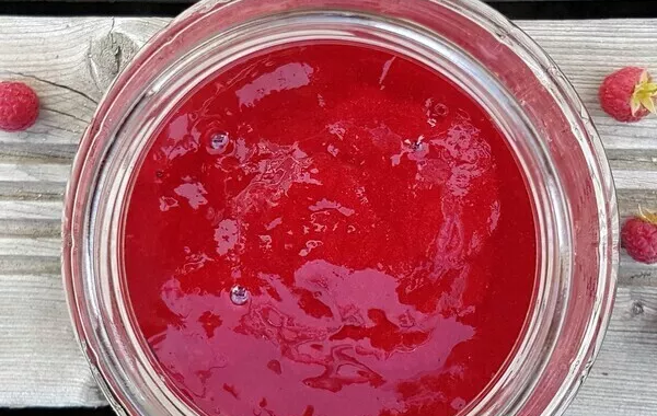 Purée de framboises