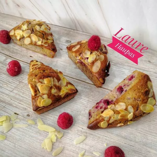 Muffins chocolat blanc framboises
