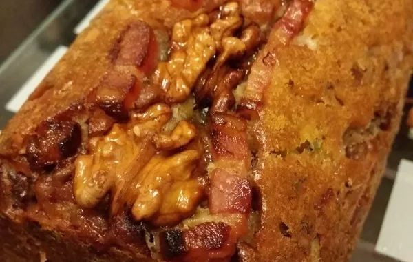 Cakebûche aux noix et Roquefort®