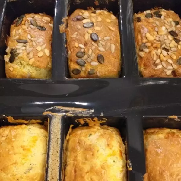 Cakes salés italien et au saumon