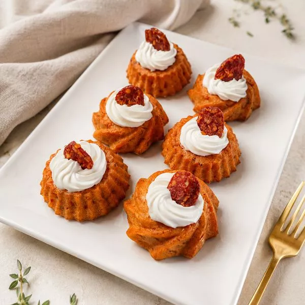 Twist de chorizo, poivrons et chèvre