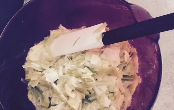 Fondue de poireaux excellente
