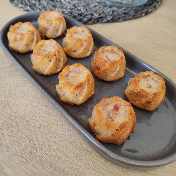 Mini-spirales jambon cru/tomates séchées