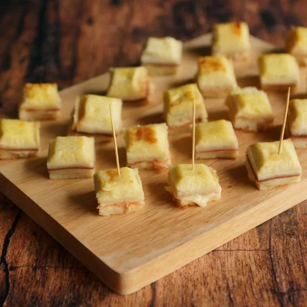 Trio de mini croque monsieur