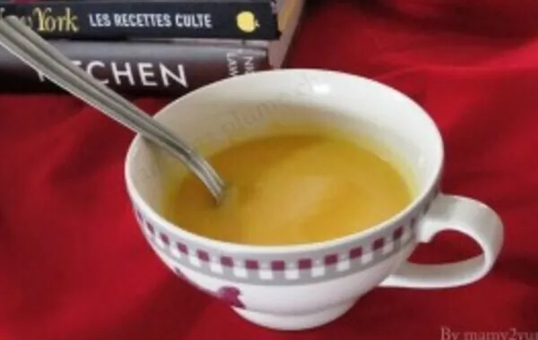 Potage chou fleur-carottes au curry