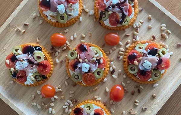 Tartelettes renversées aux saveurs italiennes