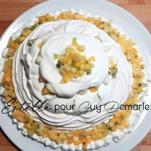 Pavlova fruits exotiques 