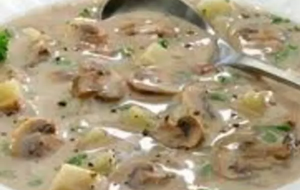 Soupe aux champignons