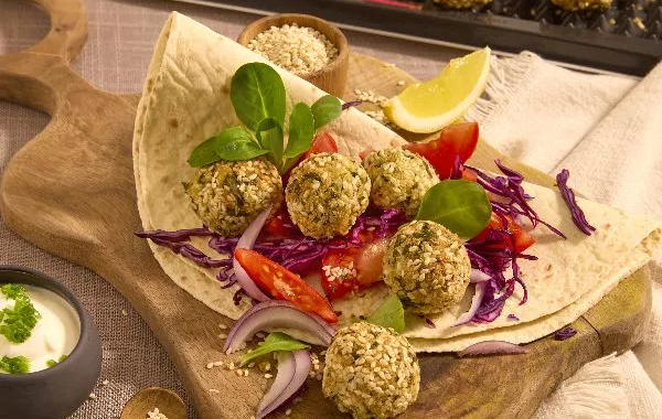 Falafels croustillants au four
