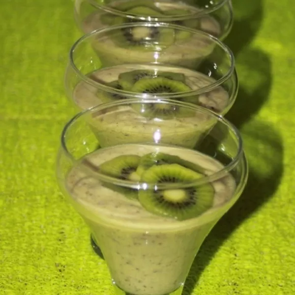 Mousses aux kiwis