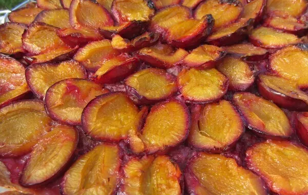Tarte aux quetsches à IG bas