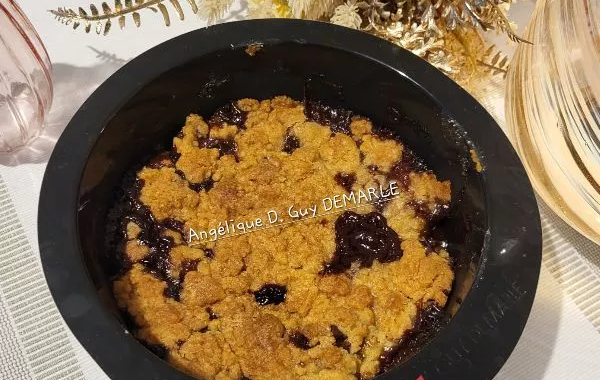 Crumble banane pépites de chocolat