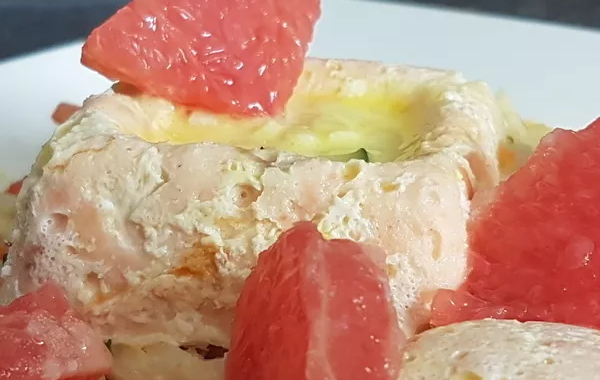 Mousse de saumon à l'effilochée de légumes