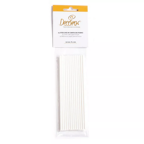 25 bâtonnets pour sucettes variées, 15,2cm