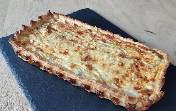 Tarte boudin/champignons
