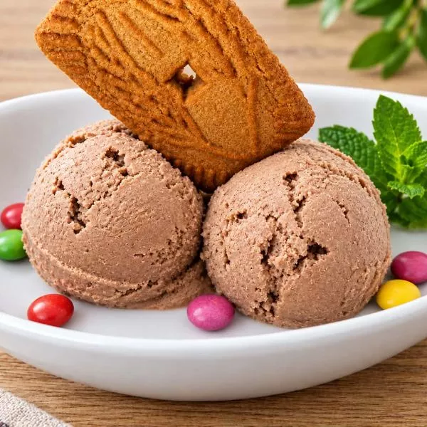 Glace végétale au lait d'amande et chocolat
