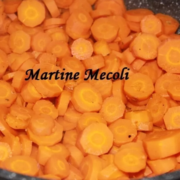 Carottes aromatiques à la vapeur