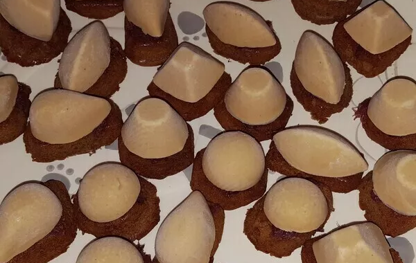 Mignardises au foie gras sur pain d epices