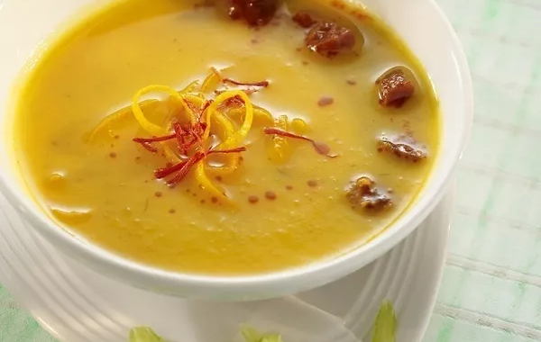 Gaspacho carottes chorizo