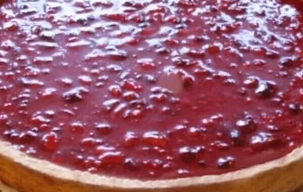 Tarte aux pralines roses