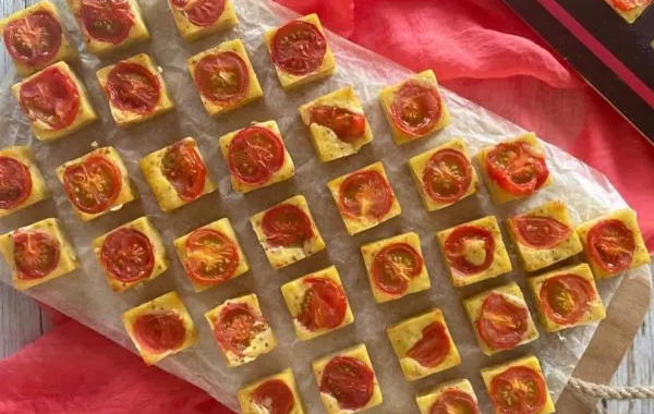 Bouchées tomates cerise moutarde à l’ancienne