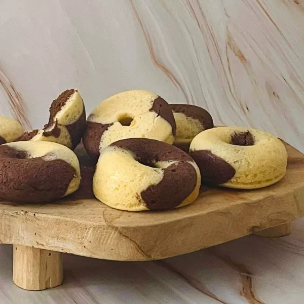 Donuts marbré