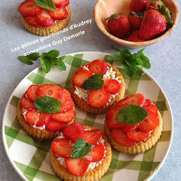 Tartelettes bretonnes à la fraise