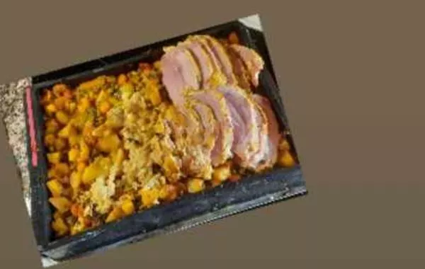 Palette à la diable et ses légumes